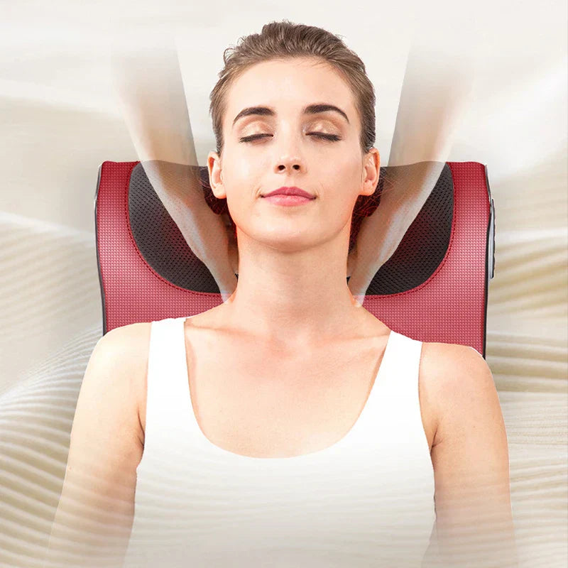 Souqely™ Red Pillow Massager – جهاز تدليك الوسادة الحمراء