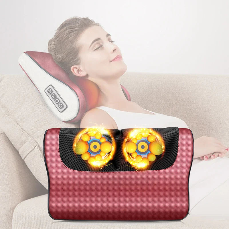 Souqely™ Red Pillow Massager – جهاز تدليك الوسادة الحمراء