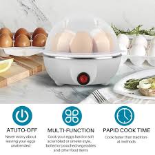 Souqely™Electric Egg Cooker 7 Eggs Steamer