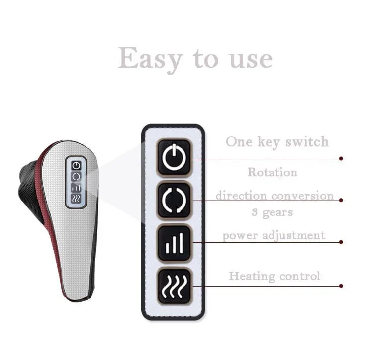 Souqely™ Red Pillow Massager – جهاز تدليك الوسادة الحمراء