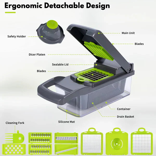 Souqely™ Multifunctional Vegetable Slicer